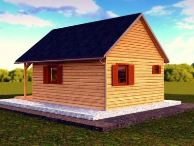 Drewniany domek całoroczny letniskowy 5m/7m 15/20